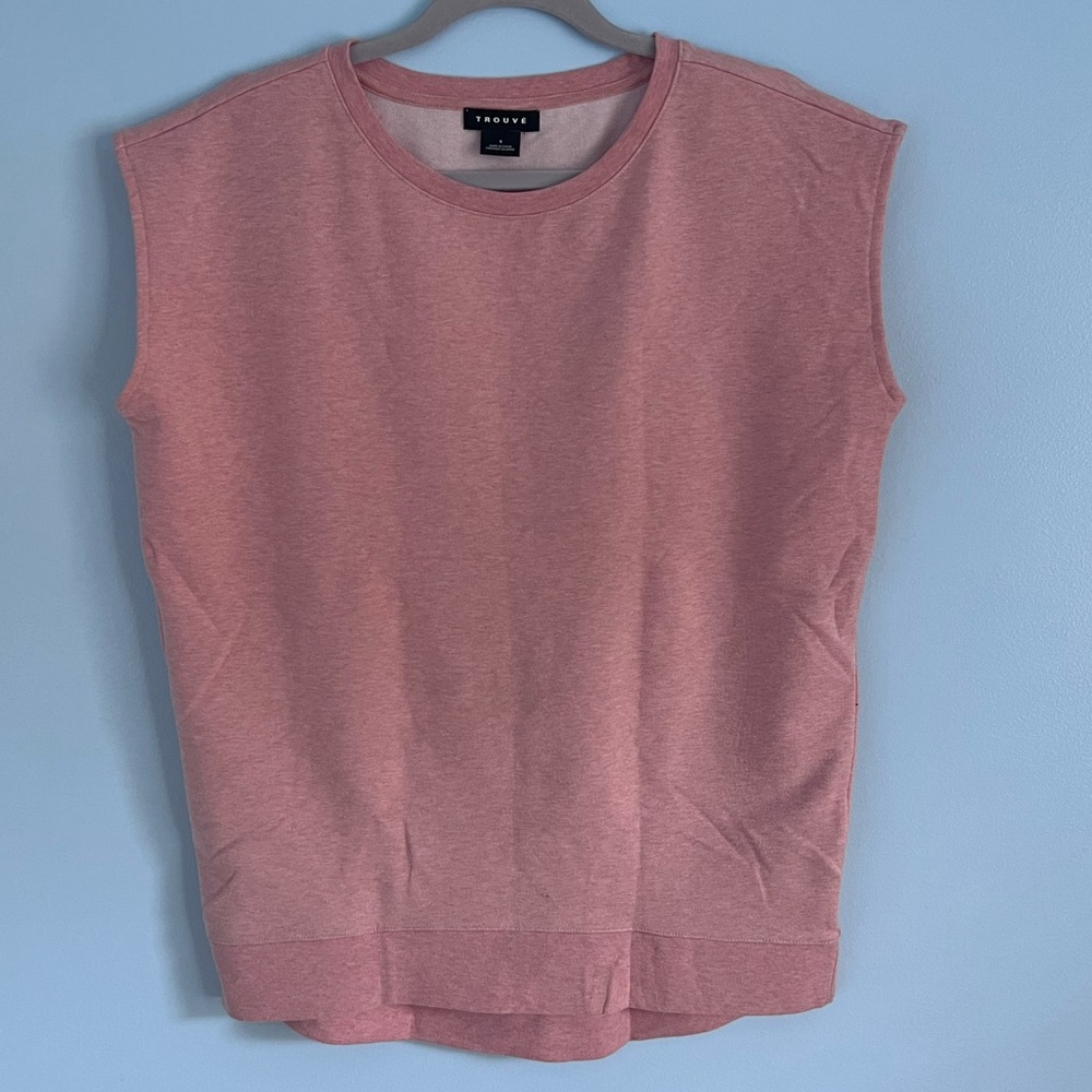 Trouvé light pink sleeveless top. Size S